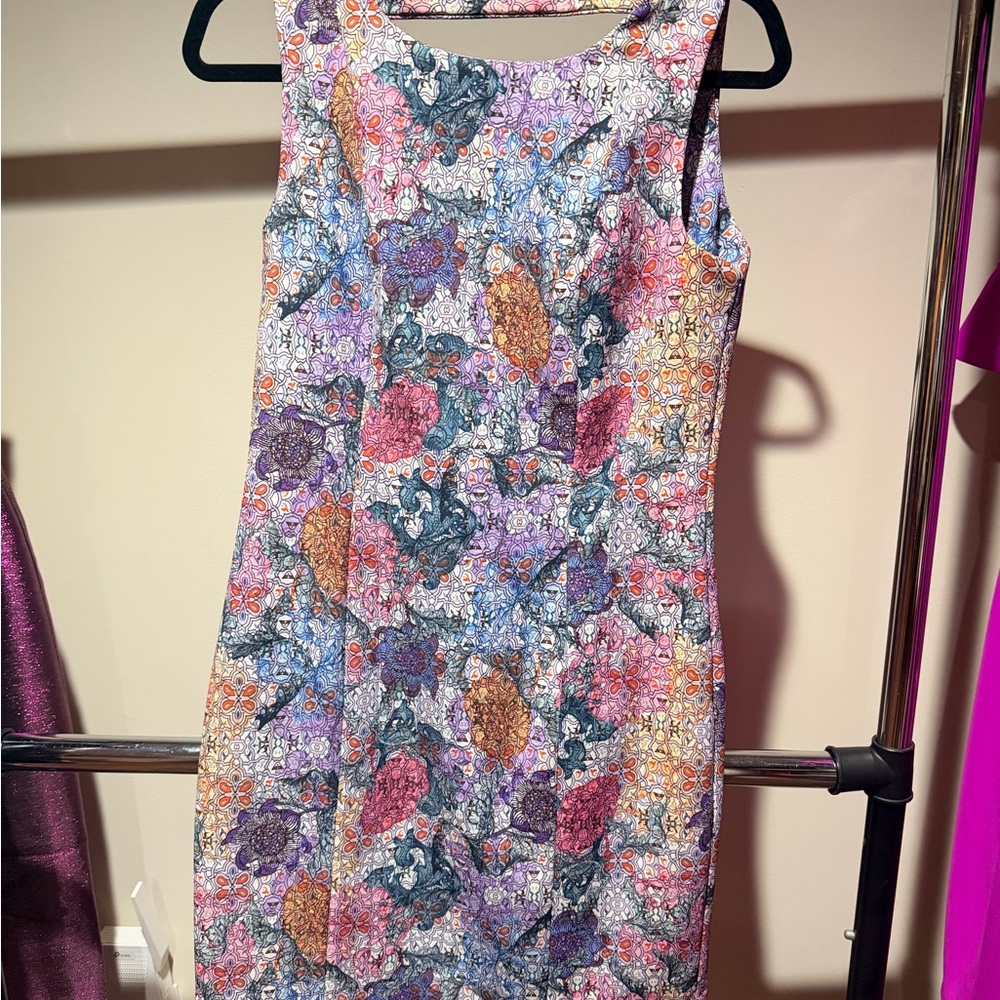 H&M Multicolor Floral Mini Dress